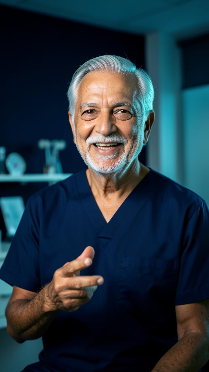 NetraSure doctor panel explaining: “The three numbers that decide glaucoma treatment.”